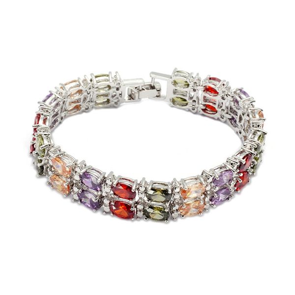 shunxunze sumptuous fashion wedding charms bracelet jewelry for women morganite blue peridot purple red cubic zirconia rhodium plated r670, Black
shunxunze sumptuous fashion wedding charms bracelet jewelry for women morganite blue peridot purple red cubic zirconia rhodium plated r670, Black