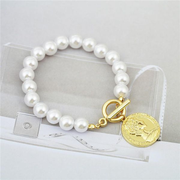 charm bracelets fashionsnoops imitation pearl bracelet bangle for women metal geometric chain friend couple jewelry, Golden;silver
charm bracelets fashionsnoops imitation pearl bracelet bangle for women metal geometric chain friend couple jewelry, Golden;silver