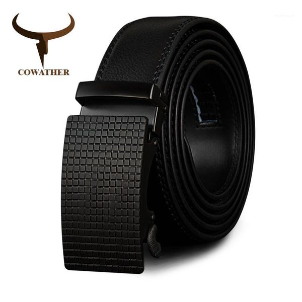 COWATHER Cow Genuine Leather Belts High Quality for Men Automatic Vintage Male Belt Ratchet Buckle Belts 110-130cm long1, Black;brown
COWATHER Cow Genuine Leather Belts High Quality for Men Automatic Vintage Male Belt Ratchet Buckle Belts 110-130cm long1, Black;brown