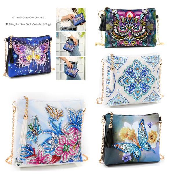 diy butterfly flower special shape diamond painting chain shoulder bag leather women clutch storage bag for girlfriend gift
diy butterfly flower special shape diamond painting chain shoulder bag leather women clutch storage bag for girlfriend gift