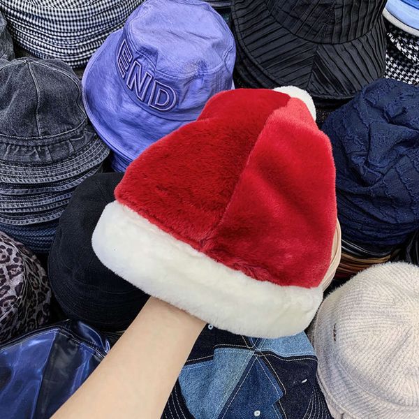 and winter new autumn plush landlord children santa claus christmas hat imitation rabbit hair, Blue;gray
and winter new autumn plush landlord children santa claus christmas hat imitation rabbit hair, Blue;gray