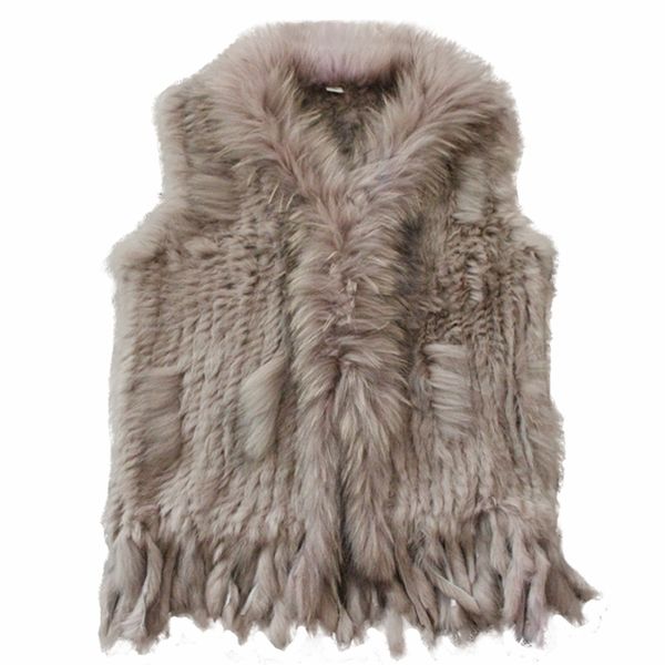 harppihop womens natural real rabbit fur vest with raccoon fur collar waistcoat/jackets rex rabbit knitted winte 201210, Black
harppihop womens natural real rabbit fur vest with raccoon fur collar waistcoat/jackets rex rabbit knitted winte 201210, Black