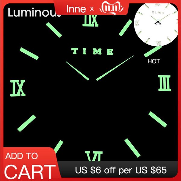 large wall clock watch mirror sticker diy 3d acrylic brief modern design luminous luminova times quartz fashion horlorge wmtmhh
large wall clock watch mirror sticker diy 3d acrylic brief modern design luminous luminova times quartz fashion horlorge wmtmhh