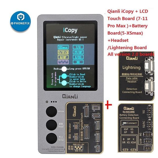 qianli icopy plus 2.1 lcd screen original color repair programmer for 7 8 8p x 11 pro max vibration/touch battery repair1
qianli icopy plus 2.1 lcd screen original color repair programmer for 7 8 8p x 11 pro max vibration/touch battery repair1