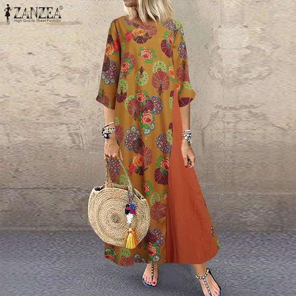 autumn vintage floral printed sundress women dress zanzea casual patchwork cotton linen dresses o neck 3/4 sleeve vestido kaftan1, Black;gray
autumn vintage floral printed sundress women dress zanzea casual patchwork cotton linen dresses o neck 3/4 sleeve vestido kaftan1, Black;gray