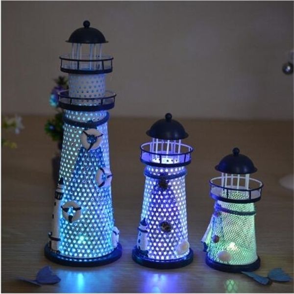14/19/30cm handmade mediterranean style iron lighthouse flash ocean arts &crafts creative ornaments home bedroom party decoration gifts
14/19/30cm handmade mediterranean style iron lighthouse flash ocean arts &crafts creative ornaments home bedroom party decoration gifts