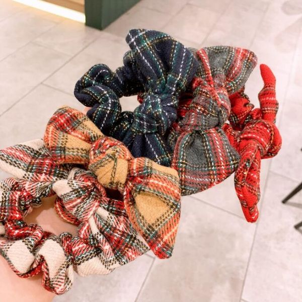 korean girls preppy style lattice print bow ear hair rubber band women fashion elastic hairband hair rope scrunchie accessories, Pink
korean girls preppy style lattice print bow ear hair rubber band women fashion elastic hairband hair rope scrunchie accessories, Pink