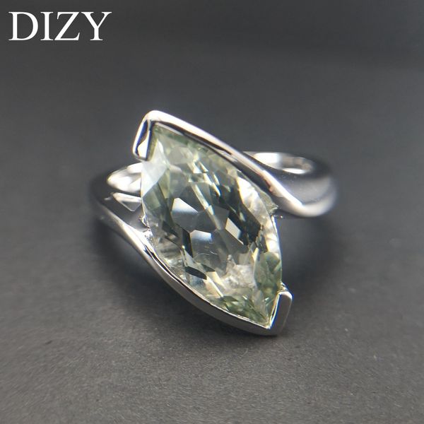 dizy 925 sterling silver natural green amethyst marquise cut gemstone ring for women gift wedding engagement jewelry q1218, Golden;silver
dizy 925 sterling silver natural green amethyst marquise cut gemstone ring for women gift wedding engagement jewelry q1218, Golden;silver