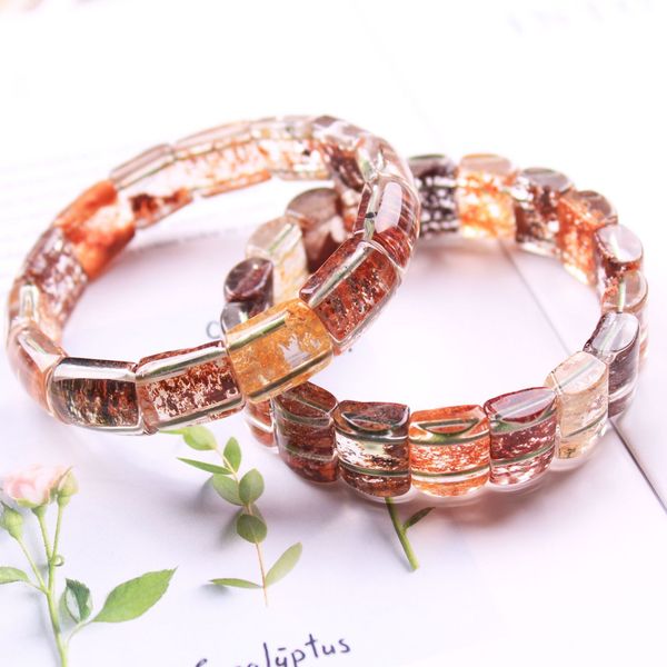 natural color genuine phantom quartz women's bracelets garden section 14x10mm rectangle crystal accounts wbw3, Black
natural color genuine phantom quartz women's bracelets garden section 14x10mm rectangle crystal accounts wbw3, Black