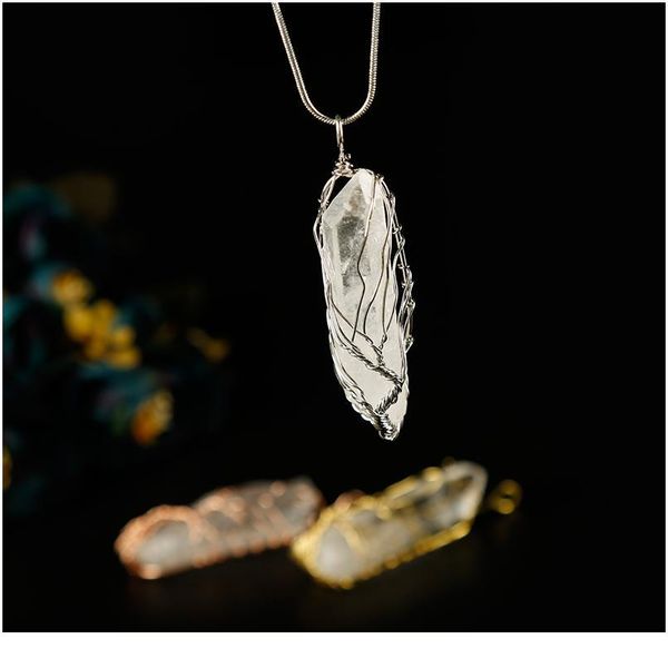 1pc stylish irregular winding pendant natural crystal mineral healing crystals rose quartz meditation holiday party jlllht, Black
1pc stylish irregular winding pendant natural crystal mineral healing crystals rose quartz meditation holiday party jlllht, Black