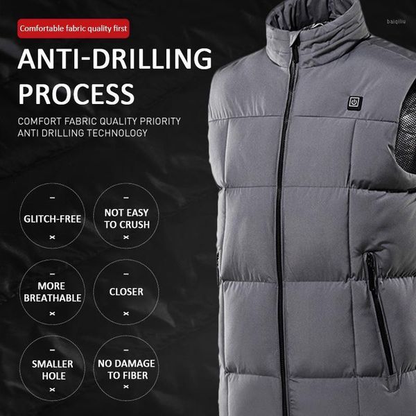 usb infrared heated vest men women outdoor jacket heated winter flexible electric thermal clothes waistcoat for camping plussize1, Gray;blue
usb infrared heated vest men women outdoor jacket heated winter flexible electric thermal clothes waistcoat for camping plussize1, Gray;blue