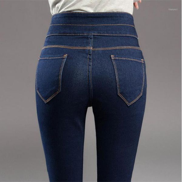 wholesale- 2016 autumn high waist skinny jeans women full length denim pants female jeans plus size tight trousers black jeans for women1, Blue
wholesale- 2016 autumn high waist skinny jeans women full length denim pants female jeans plus size tight trousers black jeans for women1, Blue