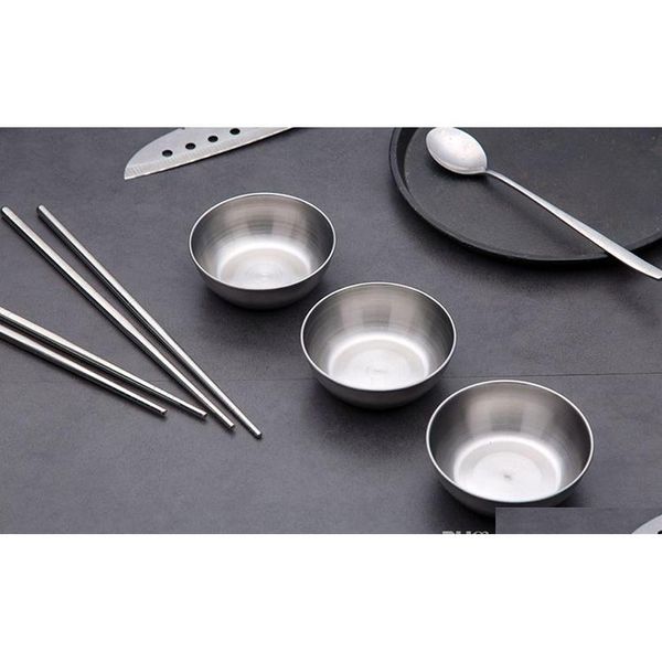 100pcs stainless steel sauce dish kitchen soy sauce small dish dip plate seasoning bowl connt container jlljmr allguy
100pcs stainless steel sauce dish kitchen soy sauce small dish dip plate seasoning bowl connt container jlljmr allguy