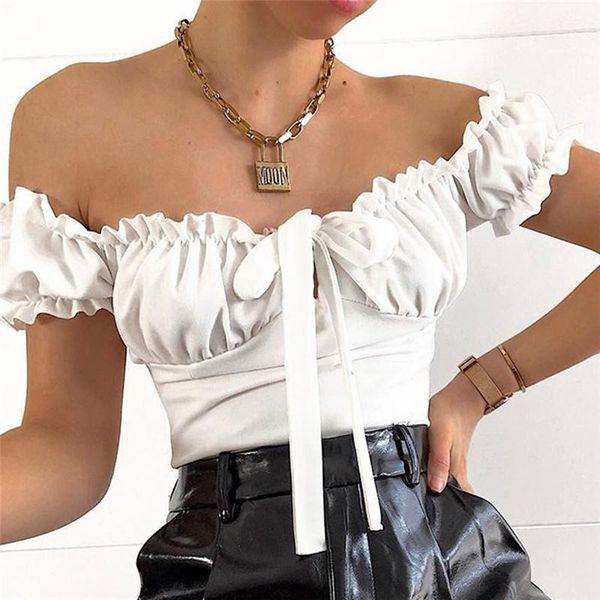 women's jumpsuits & rompers fashion women summer bodysuit off shoulder jumpsuit short sleeve bow solid stretch leotard top, Black;white
women's jumpsuits & rompers fashion women summer bodysuit off shoulder jumpsuit short sleeve bow solid stretch leotard top, Black;white