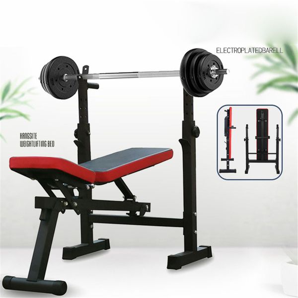 adjustable folding fitness barbell rack weight bench set multifunctional household gym workout dumbbell fitness body building equipment
adjustable folding fitness barbell rack weight bench set multifunctional household gym workout dumbbell fitness body building equipment