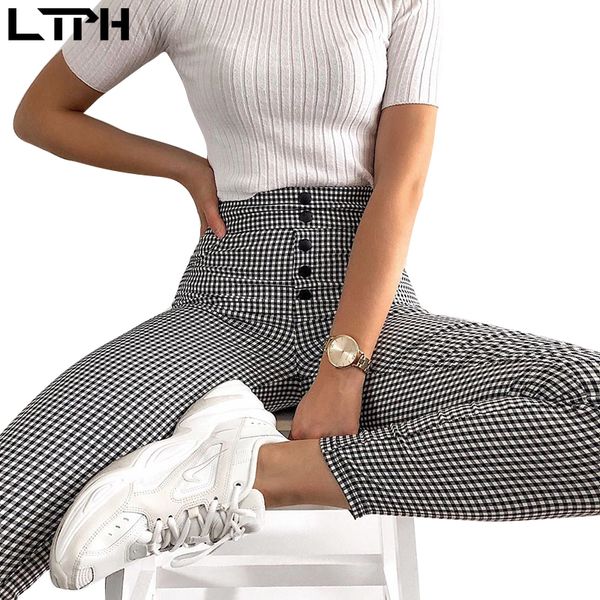 harem pants women new explosion models female autumn europe and high waist casual pants button lattice feet women plaid 201106, Black;white
harem pants women new explosion models female autumn europe and high waist casual pants button lattice feet women plaid 201106, Black;white