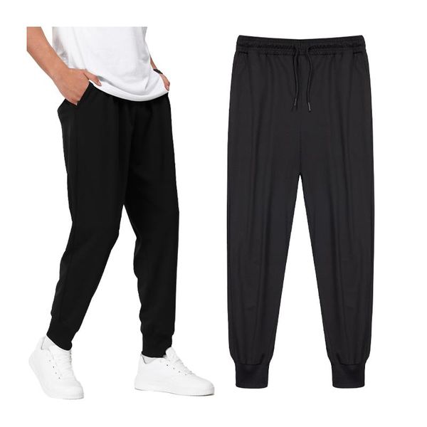 running pants men loose pockets outdoor hiking trousers workout joggers casual sports tie feet sweatpants, Black;blue
running pants men loose pockets outdoor hiking trousers workout joggers casual sports tie feet sweatpants, Black;blue