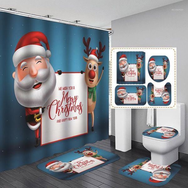 shower curtains merry christmas bathroom set santa elk pattern toilet cover mat non slip rug and curtain holiday party home decoration1
shower curtains merry christmas bathroom set santa elk pattern toilet cover mat non slip rug and curtain holiday party home decoration1