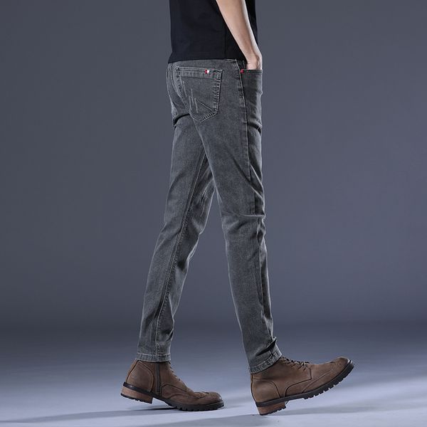 2020 new men's slim elastic fashion business classic style jeans denim pants trousers male 5 model, Blue
2020 new men's slim elastic fashion business classic style jeans denim pants trousers male 5 model, Blue