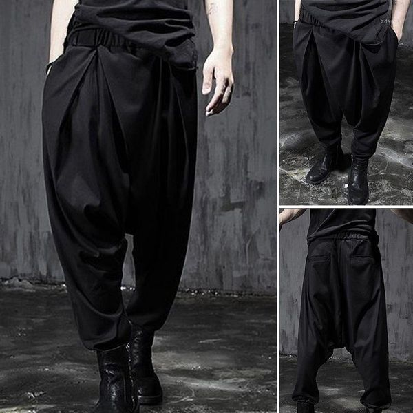 incerun fashion elastic waist harem pants casual black wideleg trousers boy streetwear punk baggy cross-pants male black bottoms1
incerun fashion elastic waist harem pants casual black wideleg trousers boy streetwear punk baggy cross-pants male black bottoms1