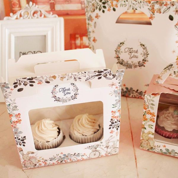 10pcs two case cute cartoon tote cupcake box with clean pvc window for wedding party favor cookie cake candy paper packaging bag
10pcs two case cute cartoon tote cupcake box with clean pvc window for wedding party favor cookie cake candy paper packaging bag