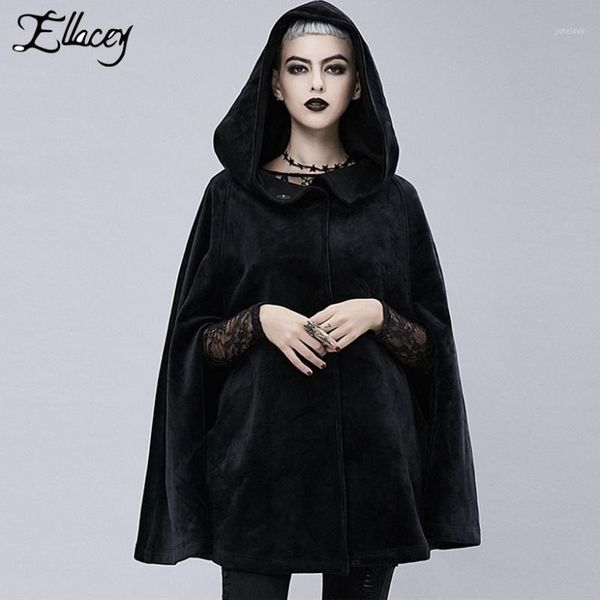 gothic women's black velvet hooded capes ponchoss halloween batwing sleeve female priestess witch vampire steampunk cloak coat1
gothic women's black velvet hooded capes ponchoss halloween batwing sleeve female priestess witch vampire steampunk cloak coat1