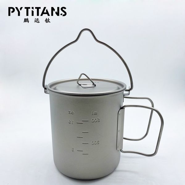 factory wholesale price outdoor titanium cup mug pots tableware camping cup picnic water mug of coffee with lid 750ml
factory wholesale price outdoor titanium cup mug pots tableware camping cup picnic water mug of coffee with lid 750ml