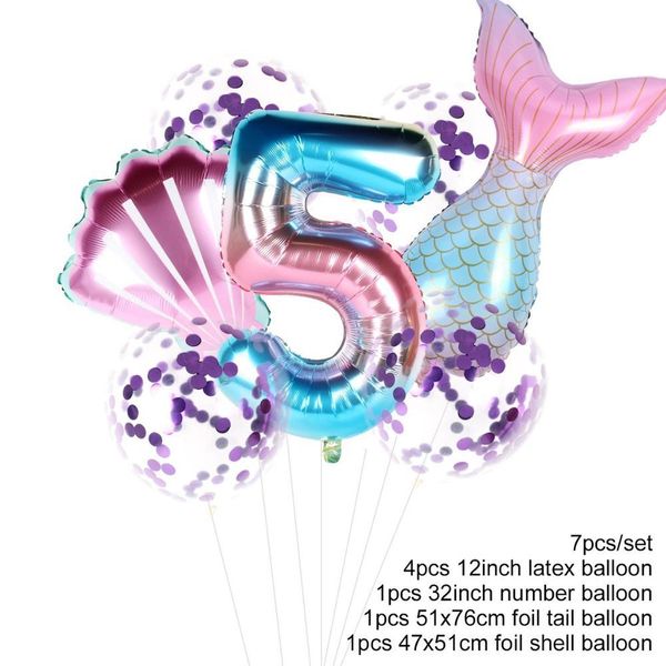 7pcs lot mermaid party balloons 32inch number foil balloon kids birthday party decorations baby shower decor helium globos wmtsvy
7pcs lot mermaid party balloons 32inch number foil balloon kids birthday party decorations baby shower decor helium globos wmtsvy