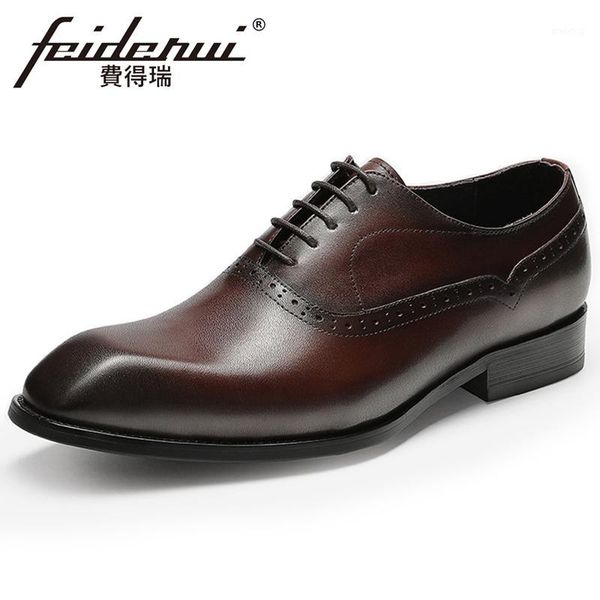 dress shoes spring autumn genuine leather men's formal oxfords square toe derby medallion handmade wedding party man fhs2791, Black
dress shoes spring autumn genuine leather men's formal oxfords square toe derby medallion handmade wedding party man fhs2791, Black