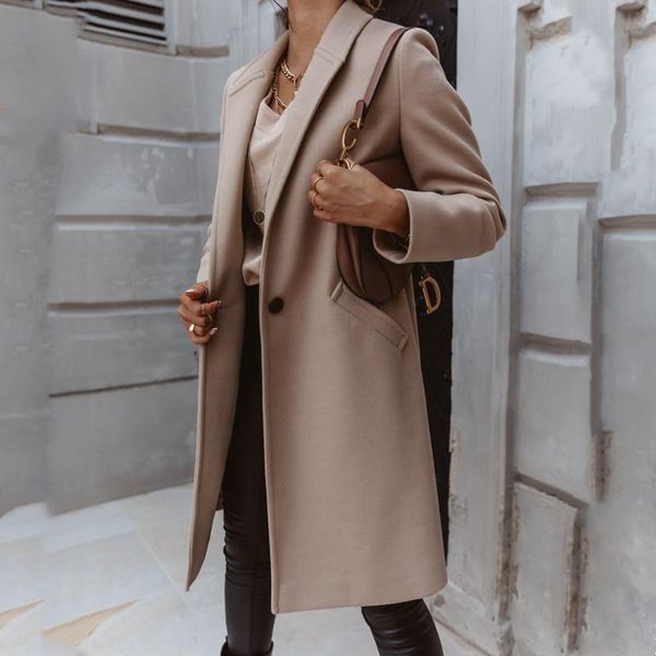 autumn winter fashion wolen coat slim single breasted coat woman trench long women windbreakers plus size overcoat femmino, Black
autumn winter fashion wolen coat slim single breasted coat woman trench long women windbreakers plus size overcoat femmino, Black