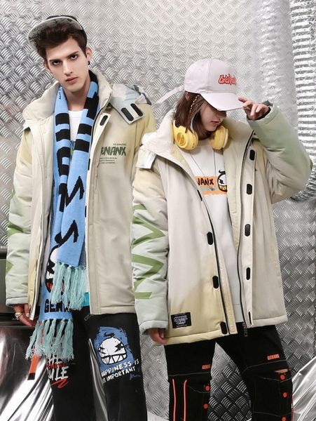1pc ombre cartoon & slogan graphic drop shoulder hooded winter coat l2oi#, Black;brown
1pc ombre cartoon & slogan graphic drop shoulder hooded winter coat l2oi#, Black;brown