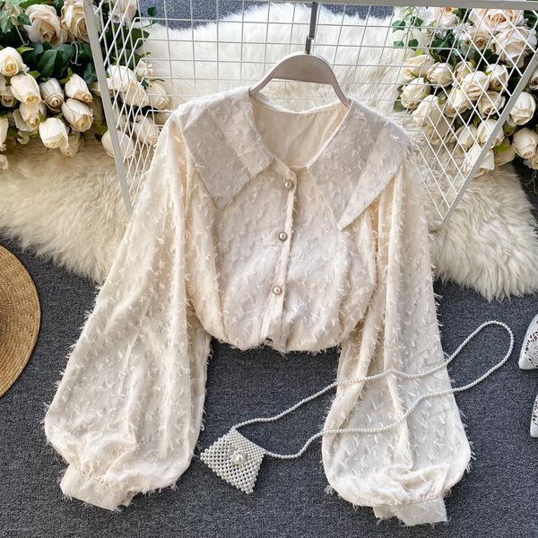 chic han edition sweet fairy maomao рубашка новая весна 2020 большой отворот bril hubble-bubble meums blooke, White
chic han edition sweet fairy maomao рубашка новая весна 2020 большой отворот bril hubble-bubble meums blooke, White