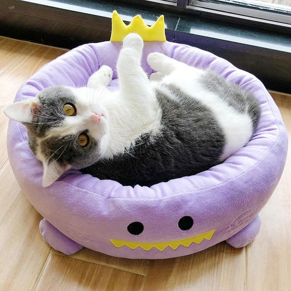 round shape soft fleece pet dog cat bed for small animals bed house cushion with removable pet mat nest kawaii cartoon moldel
round shape soft fleece pet dog cat bed for small animals bed house cushion with removable pet mat nest kawaii cartoon moldel