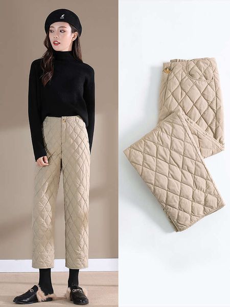 lightweight women wear fashionable straight tube cotton winter 2020 new style down thickening high waist thermal pants look, Gray
lightweight women wear fashionable straight tube cotton winter 2020 new style down thickening high waist thermal pants look, Gray