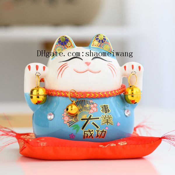 5 inch ceramic japan eight real money lucky cat ceramic ornament cute fat happy maneki neko piggy bank for home decor toy gift d10310, Black
5 inch ceramic japan eight real money lucky cat ceramic ornament cute fat happy maneki neko piggy bank for home decor toy gift d10310, Black