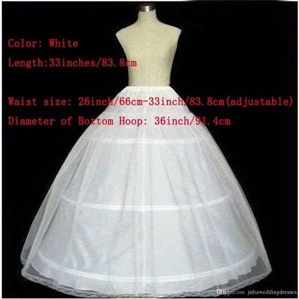 2021 a line ball gown 3 hoops white bridal petticoat with lace edge wedding skirt slip crinoline q05
2021 a line ball gown 3 hoops white bridal petticoat with lace edge wedding skirt slip crinoline q05