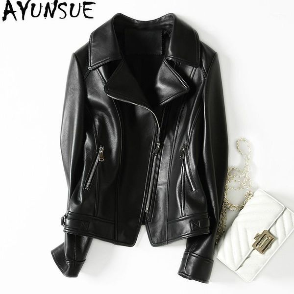 ayunsue 2020 genuine leather jacket women 100% real sheepskin coat female short spring autumn luxury leather jackets kqn69050-21, Black
ayunsue 2020 genuine leather jacket women 100% real sheepskin coat female short spring autumn luxury leather jackets kqn69050-21, Black