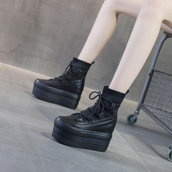 boots 2021 height increasing ankle black knitting platform shoes women autumn winter non-slip breathable heel 10cm a433
boots 2021 height increasing ankle black knitting platform shoes women autumn winter non-slip breathable heel 10cm a433