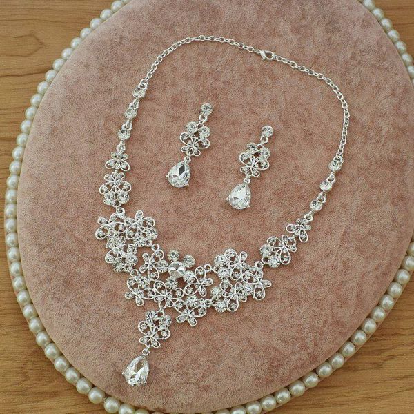 Moda de alta Qualidade de Cristal Nupcial Do Casamento Conjuntos Joias Mulheres Noiva Coroas Tiara Colar Brinco Joia, Silver
Moda de alta Qualidade de Cristal Nupcial Do Casamento Conjuntos Joias Mulheres Noiva Coroas Tiara Colar Brinco Joia, Silver