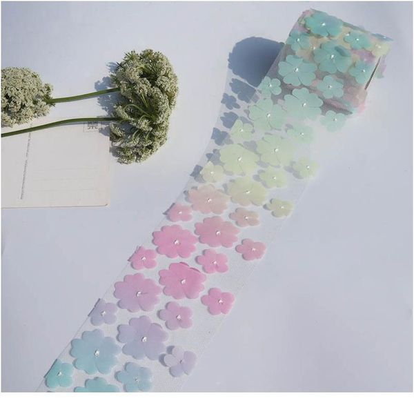 5yards x 80mm gradient colorful flower organza ribbon for diy craft ribbon gift wrapping hair bowknot diy christmas m jllxgh, Pink;blue
5yards x 80mm gradient colorful flower organza ribbon for diy craft ribbon gift wrapping hair bowknot diy christmas m jllxgh, Pink;blue