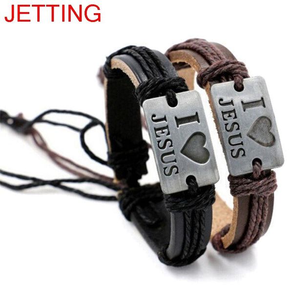charm bracelets pu leather bracelet antique animal pendant rope chain charms letter i love jesus wrap gifts for women men, Golden;silver
charm bracelets pu leather bracelet antique animal pendant rope chain charms letter i love jesus wrap gifts for women men, Golden;silver