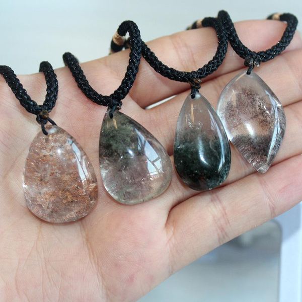 chokers 1pc natural ghost phantom garden quartz crystal specimen healing stone pendant necklace jewelry decoration gift random, Golden;silver
chokers 1pc natural ghost phantom garden quartz crystal specimen healing stone pendant necklace jewelry decoration gift random, Golden;silver
