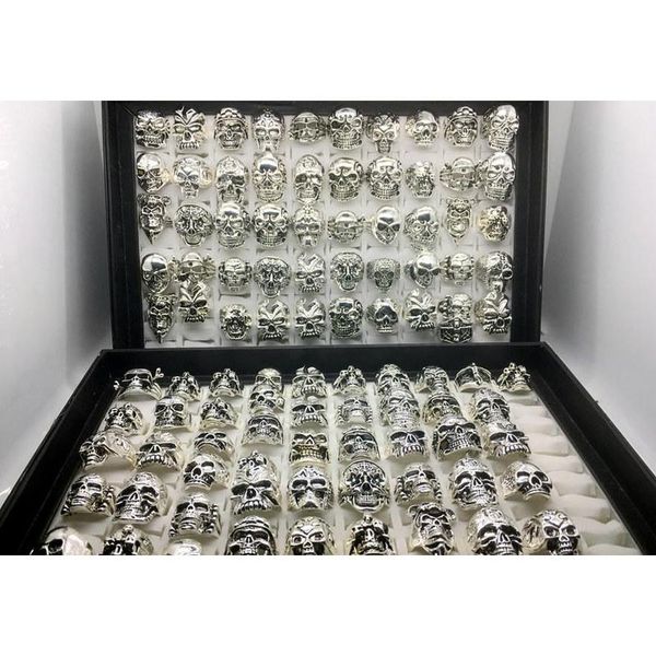 wholesale 50pcs/lot gothic big skull ring bohemian punk vintage antique silver mix style mens fashion jewel wmtchf footballshoe
wholesale 50pcs/lot gothic big skull ring bohemian punk vintage antique silver mix style mens fashion jewel wmtchf footballshoe