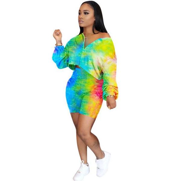 colorful print plus size two piece set women tracksuit summer clothes crop biker shorts set club outfits ensemble femme, Gray
colorful print plus size two piece set women tracksuit summer clothes crop biker shorts set club outfits ensemble femme, Gray