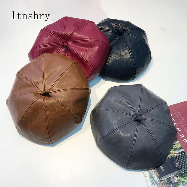 berets 2021 autumn winter quality fashion artist pu women hat for cap female casual dome bare chapeu feminino boina, Blue;gray
berets 2021 autumn winter quality fashion artist pu women hat for cap female casual dome bare chapeu feminino boina, Blue;gray