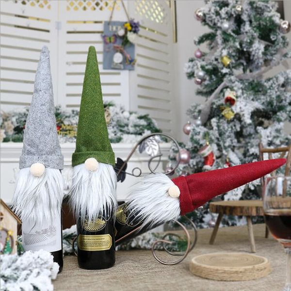 new christmas decoration faceless old man doll bottle cover christmas champagne decoration wine bag gift bag wq22
new christmas decoration faceless old man doll bottle cover christmas champagne decoration wine bag gift bag wq22