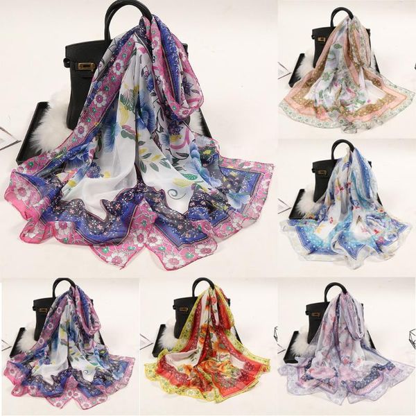 scarves elegant ladies scarf floral bird printed women long and shawl female fashion design hijab bufanda mujer#p5, Blue;gray
scarves elegant ladies scarf floral bird printed women long and shawl female fashion design hijab bufanda mujer#p5, Blue;gray