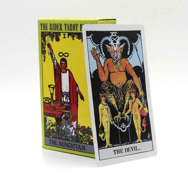 78 Pcs/set 6 Options Quality Rider Wait Tarot Cards Dragon/animal/radiant/ The Rider Tarot Deck/classic Tarot Board Game Y200421