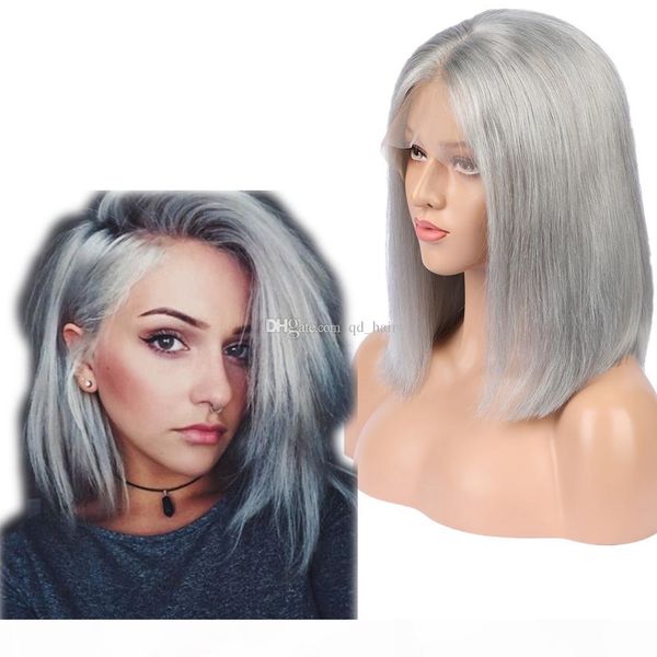 silver grey color human hair wig natural hairline glueless full lace wig with baby hair bob haircut lace front wig for woman, Black;brown
silver grey color human hair wig natural hairline glueless full lace wig with baby hair bob haircut lace front wig for woman, Black;brown