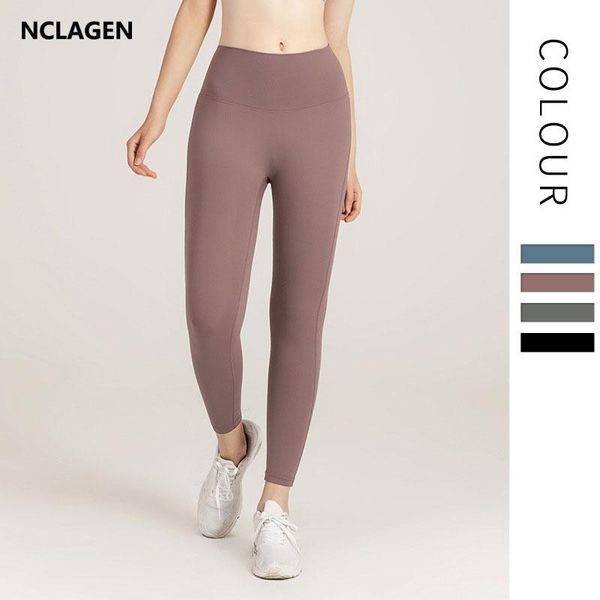 nclagen leggings sport women fitness naked feel high waist elastic yoga pants no camel toe hip-lifting running exercise tights, White;red
nclagen leggings sport women fitness naked feel high waist elastic yoga pants no camel toe hip-lifting running exercise tights, White;red